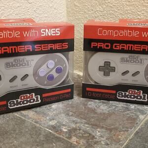 2 Super NES Controllers (NEW) - Super Nintendo - Old Skool
